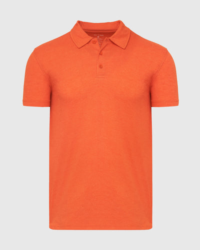 Classic Polo - Burnt Orange Heather