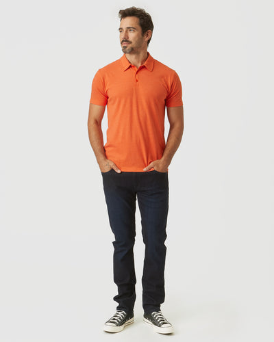 Classic Polo - Burnt Orange Heather