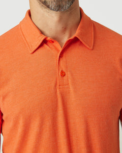 True ClassicBurnt Orange Heather Short Sleeve Polo