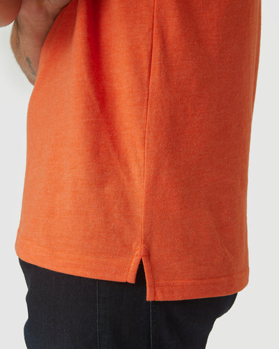 Classic Polo - Burnt Orange Heather