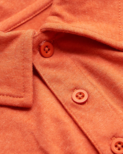 Classic Polo - Burnt Orange Heather