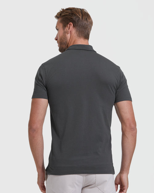 Carbon Short Sleeve Polo