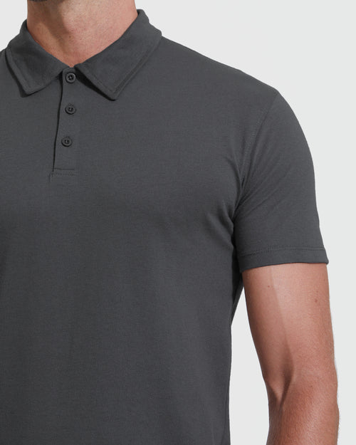 Carbon Short Sleeve Polo