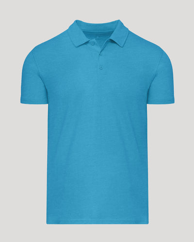 Polo classique - Dark Heather Bahama Blue
