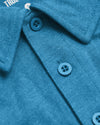 Dark Heather Bahama Blue Short Sleeve Polo