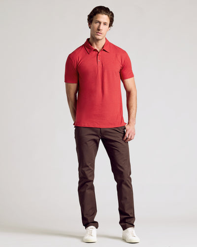Polo classique - Dark Heather Lava