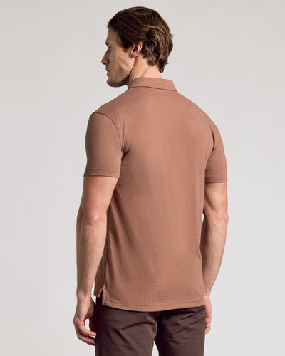 Polo classique - Dark Heather Sepia