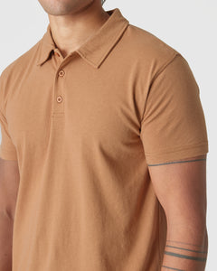 True ClassicGolden Mane Classic Polo worn, showcasing a fitted, short-sleeve design.
