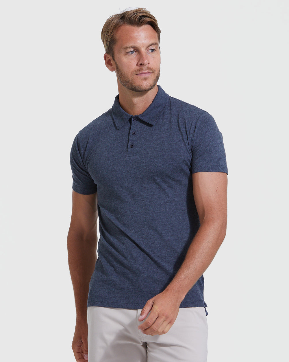 The Heather Short Sleeve Polo 3-Pack