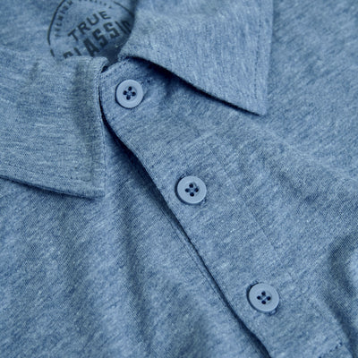 Classic Polo - Heather Indigo