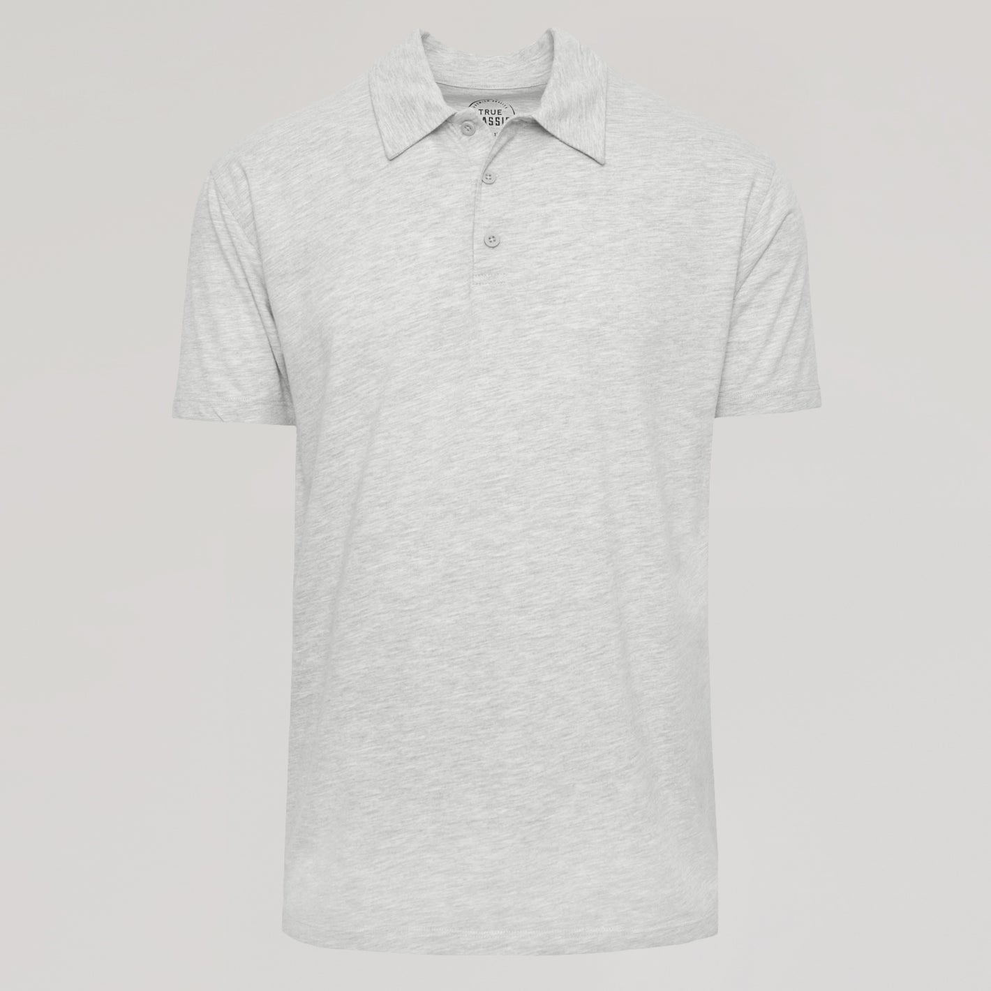 Light Heather Gray Classic Polo