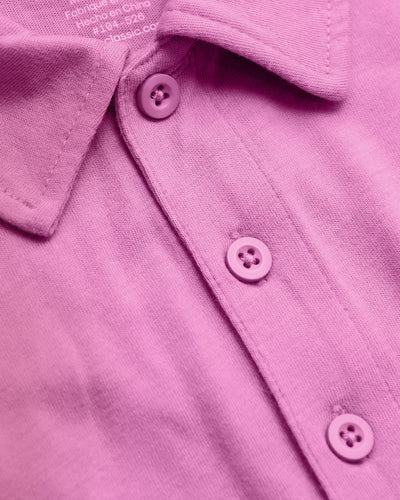 Classic Polo - Heather Magenta
