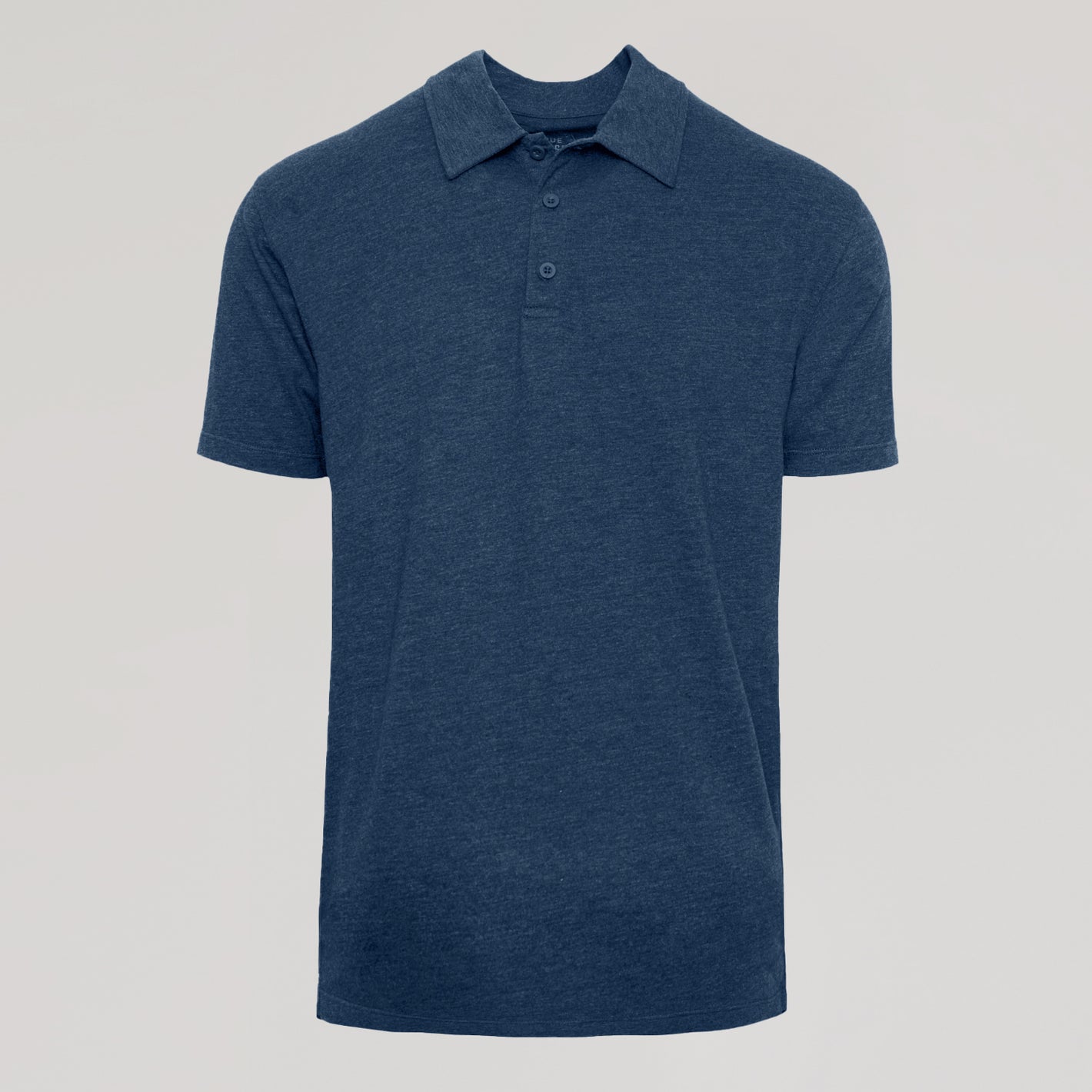 Heather Navy Classic Polo