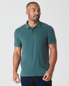 True ClassicHeather Seafarer Short Sleeve Polo