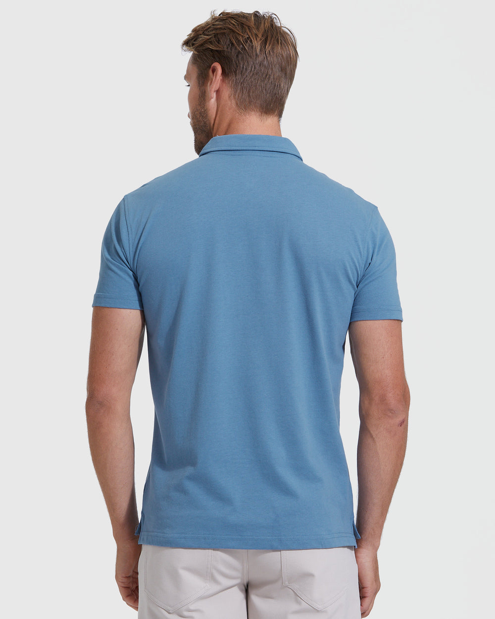 Indigo Short Sleeve Polo