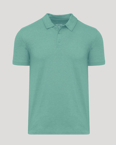 Classic Polo - Light Heather Greenery