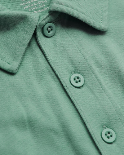 Classic Polo - Light Heather Greenery