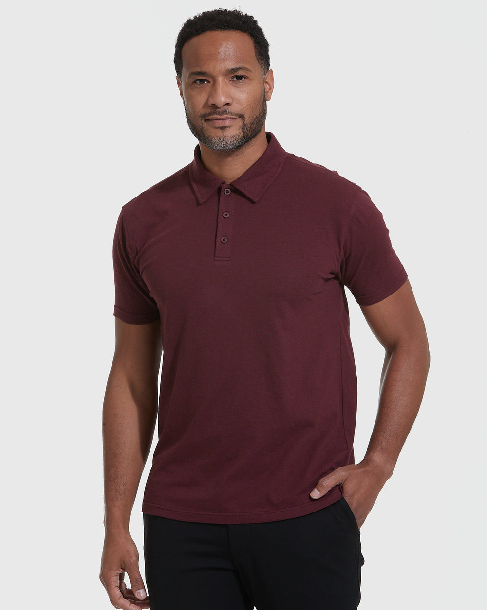 Mahogany Short Sleeve Polo