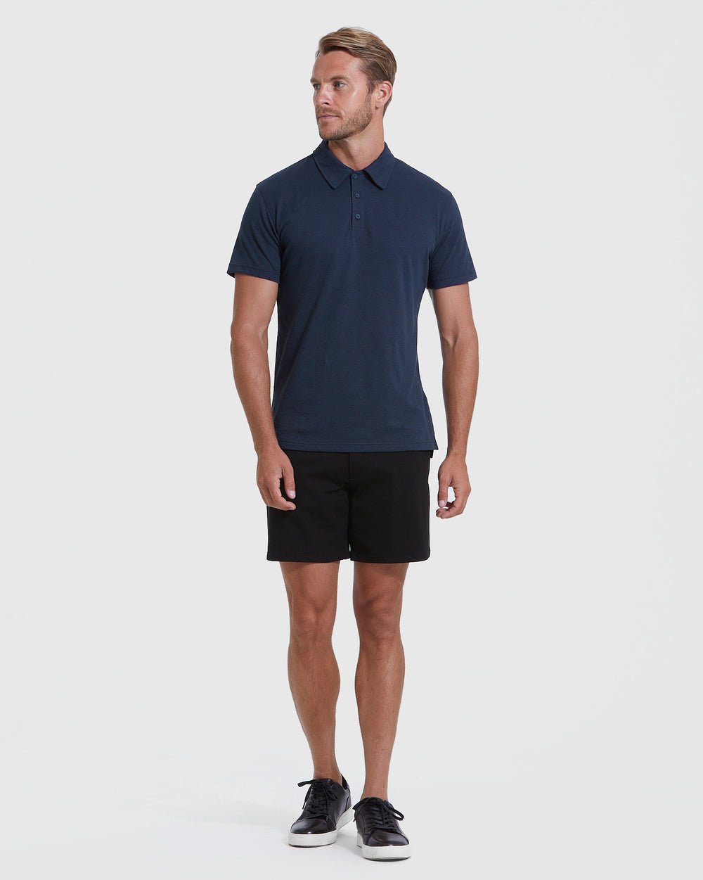 Navy Short Sleeve Polo