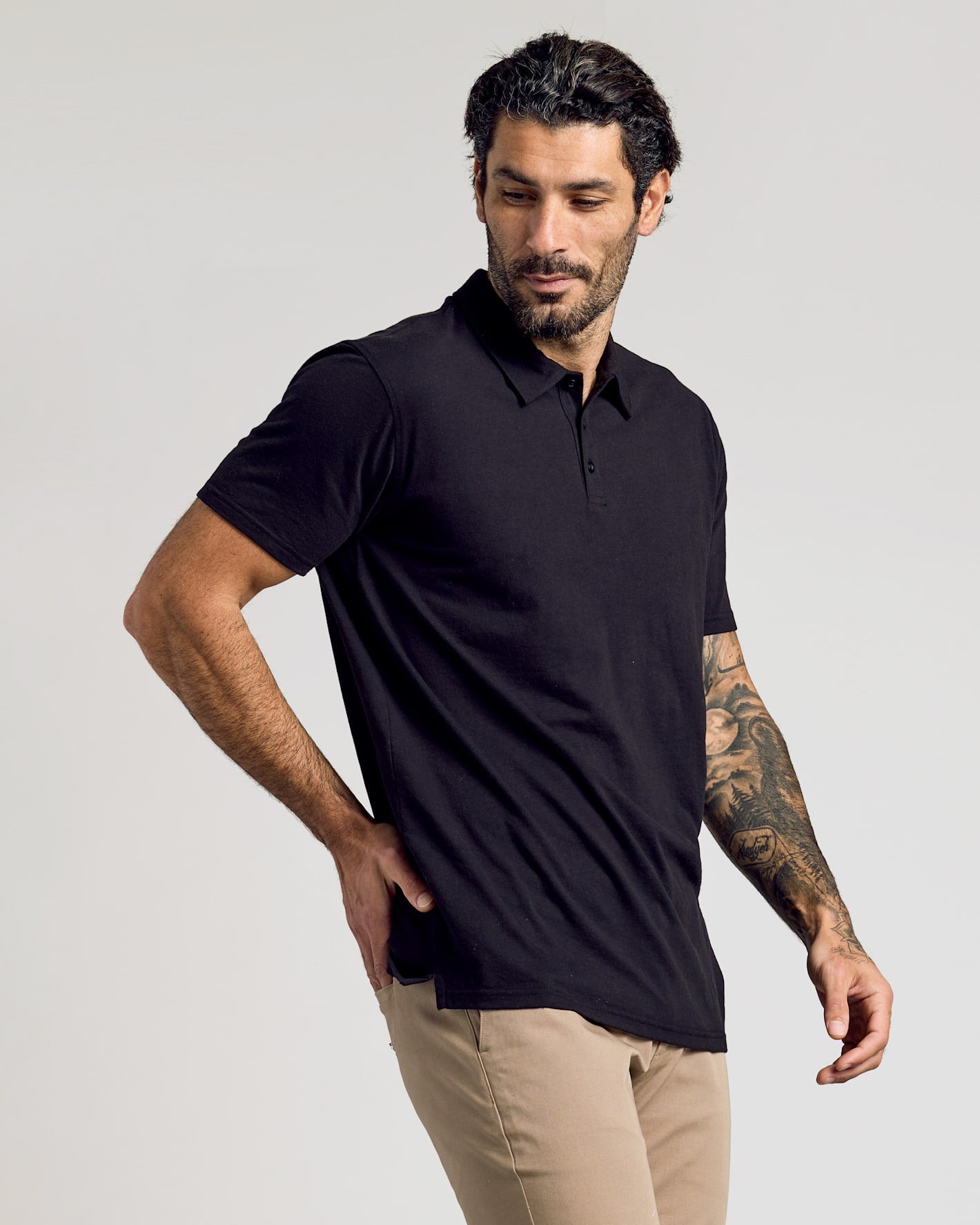 Black Classic Polo