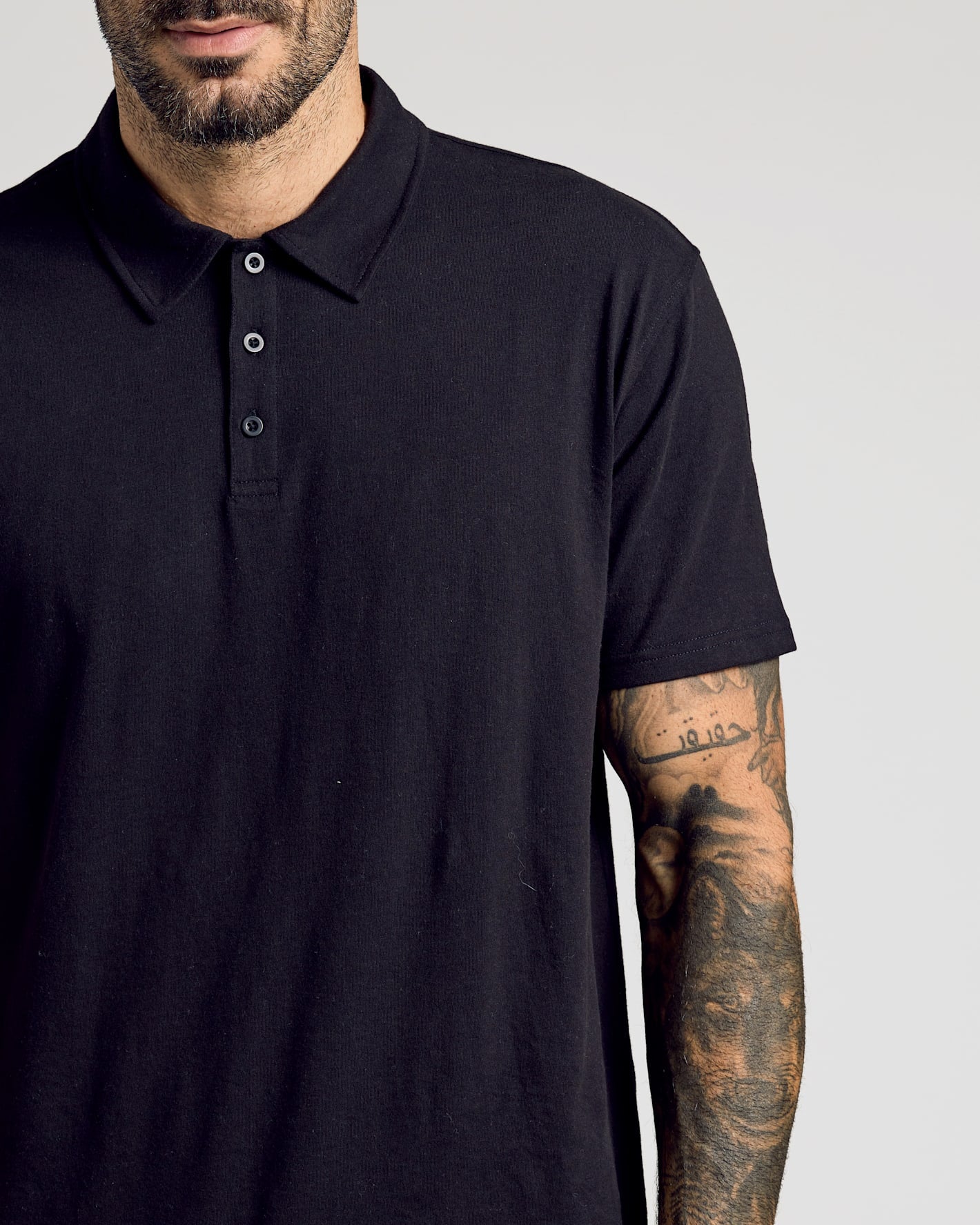 Black Classic Polo