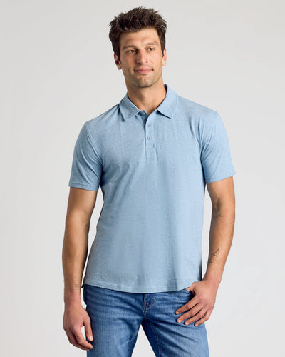 Classic Polo - Heather Indigo