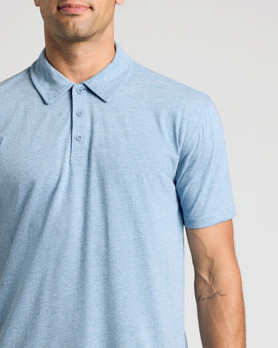 Classic Polo - Heather Indigo