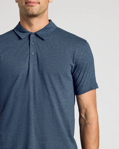 Classic Polo - Heather Navy