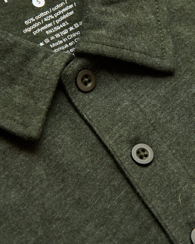 Classic Polo - Racing Green Heather