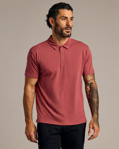 True ClassicRustic Apple Short Sleeve Polo