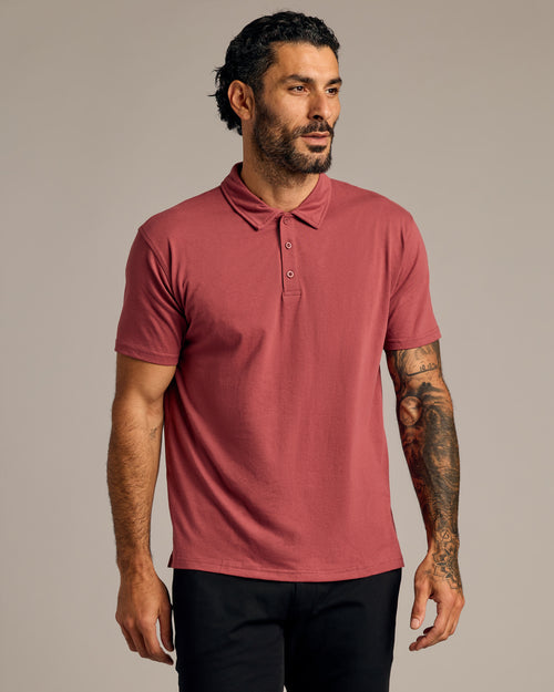 Rustic Apple Short Sleeve Polo