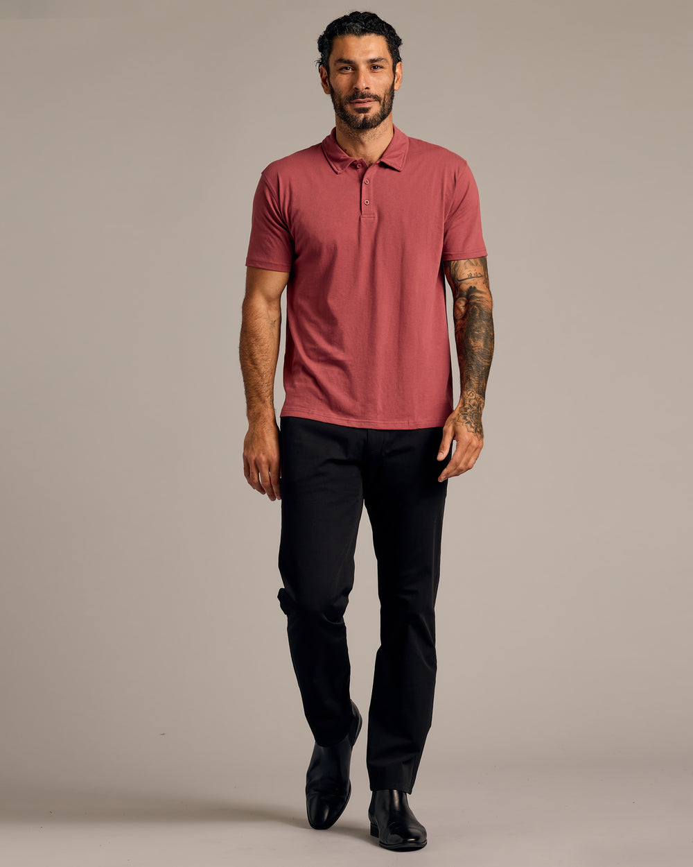 Rustic Apple Short Sleeve Polo