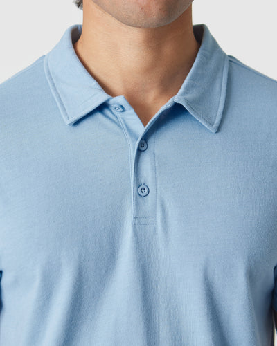 Classic Polo - Sky Blue Heather