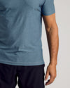 Baltic Active Crew Neck Tee worn with black shorts.