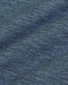 Baltic Active Crew Neck Tee, close-up of blue-gray woven fabric.