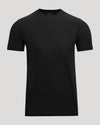 Black Active Crew Neck Tee