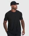 Active Sampler 3-Pack with black crew-neck tee and cap.