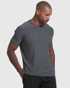 True ClassicCarbon Active Short Sleeve Crew Neck Tee