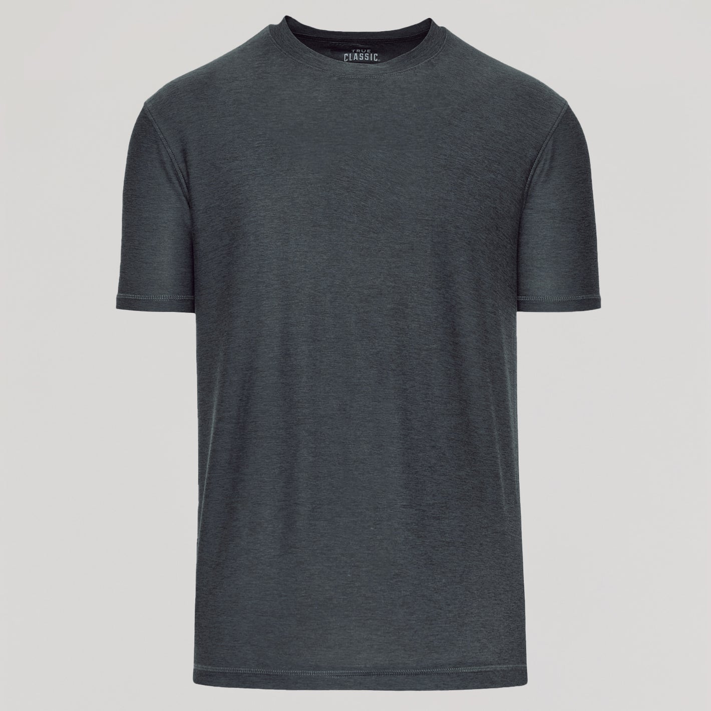 Charcoal Heather Gray Active Crew Neck Tee