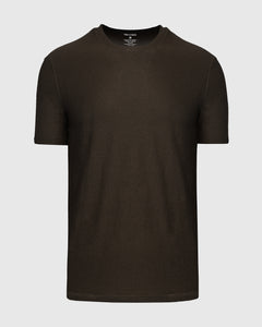 True ClassicDark Heather Cocoa Active Crew Neck Tee