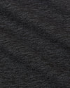 Dark Heather Tempest Active Crew Neck Tee with nubby textured fabric folds.