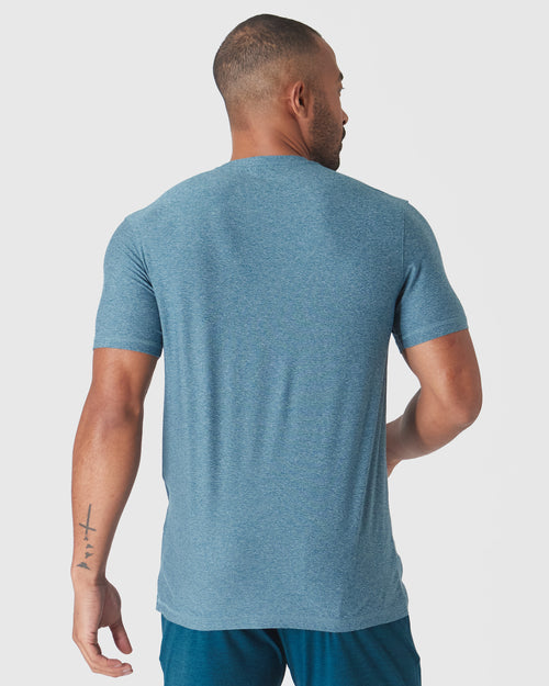 Heather Centurion Active Short Sleeve Crew Neck Tee