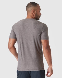 True ClassicHeather Cocoa Active Crew Neck Tee