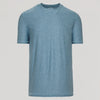 Heather Indigo Active Crew Neck Tee