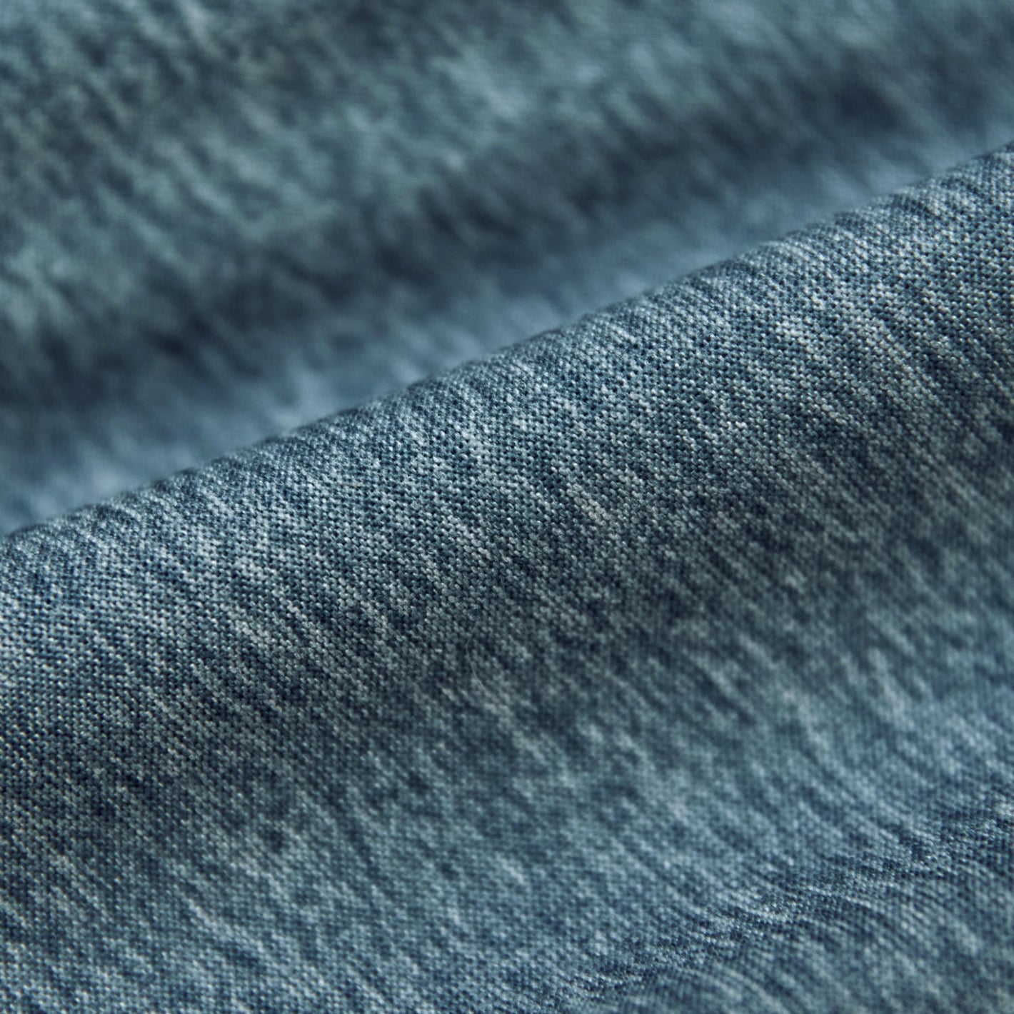 Heather Indigo Active Crew Neck Tee