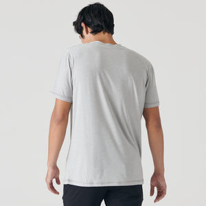 True ClassicLight Heather Gray Active Crew Neck Tee