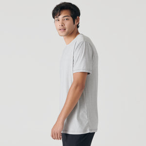 True ClassicLight Heather Gray Active Crew Neck Tee