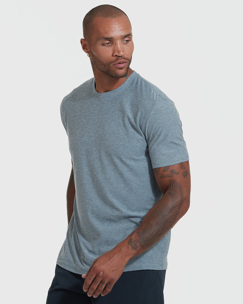 Heather Active and Classic Crew Neck 9-Pack