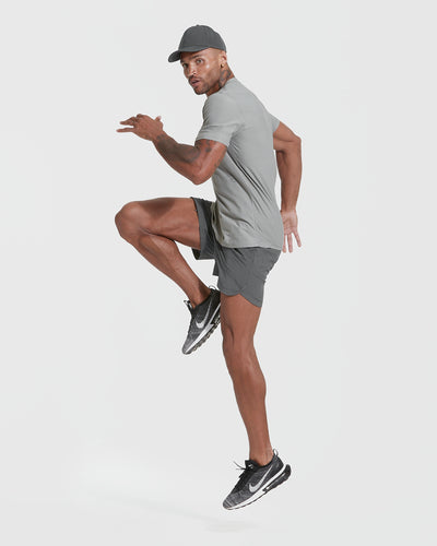 Active Crew Neck - Iron Gray