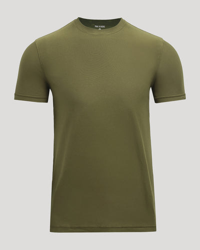 Active Crew Neck - Military Green